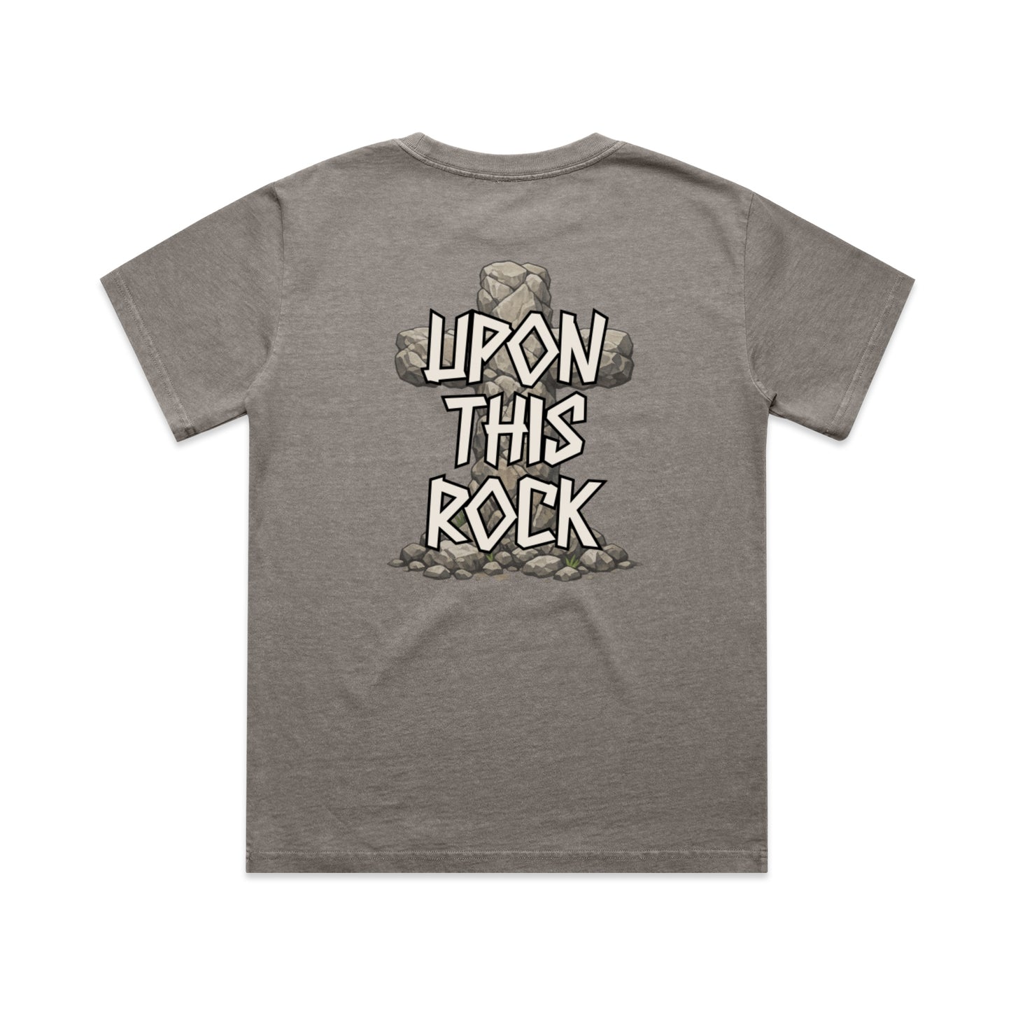 Upon This Rock Faded Tee